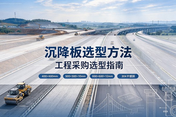 沙依巴克沉降板选择方法