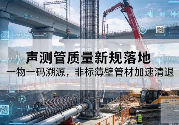 沙依巴克声测管质量新规落地，一物一码溯源，非标薄壁管材加速清退