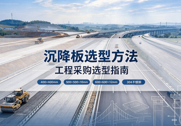 沙依巴克沉降板选择方法